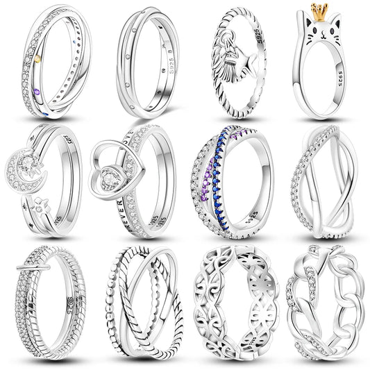 Paris Silver Rings