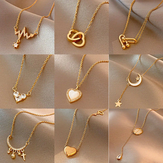 Paris Golden Necklace
